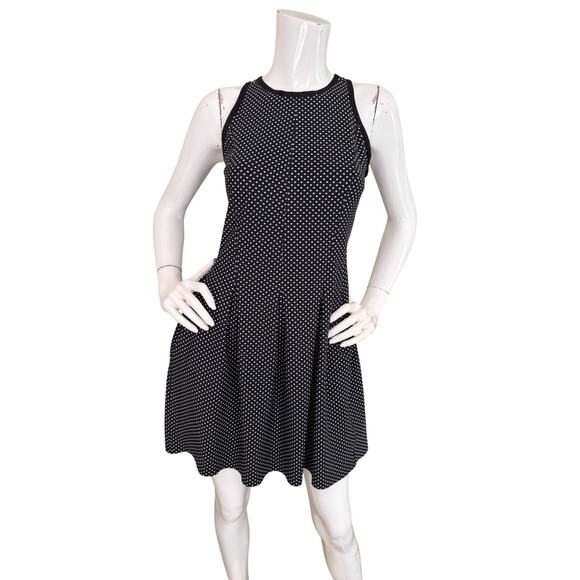 Lululemon Here To There Dress Biggy Dot AOP Black Ghost Large 35" Bust - Picture 1 of 5